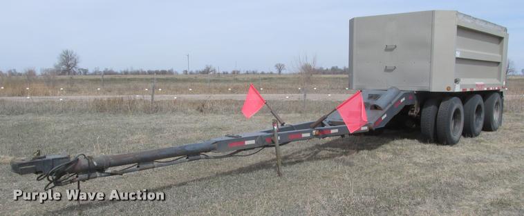 image for item DA0596 1994 Cornhusker end dump pup trailer