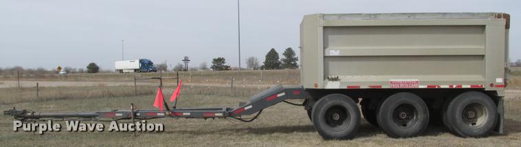 image for item DA0596 1994 Cornhusker end dump pup trailer