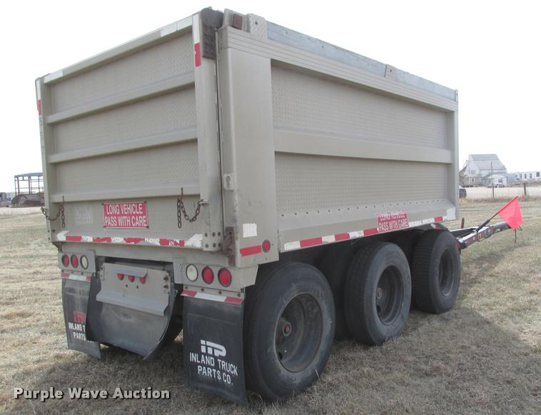image for item DA0596 1994 Cornhusker end dump pup trailer