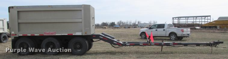 image for item DA0596 1994 Cornhusker end dump pup trailer