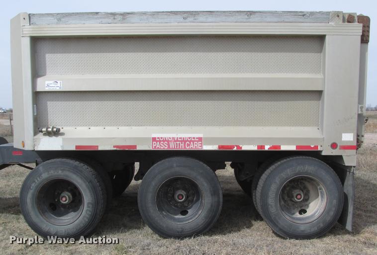 image for item DA0596 1994 Cornhusker end dump pup trailer
