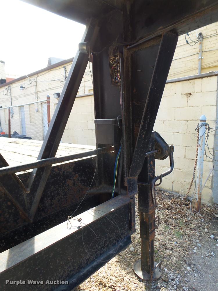 image for item DA0603 Shop built equipment trailer