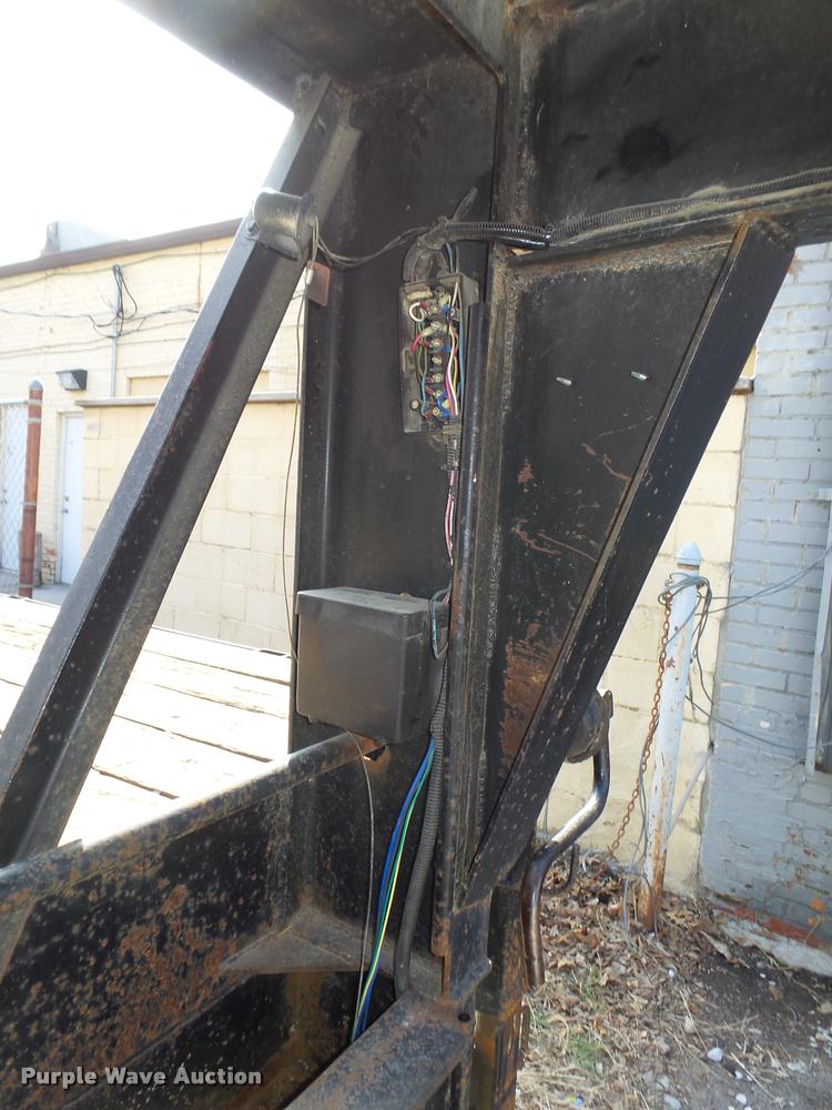 image for item DA0603 Shop built equipment trailer