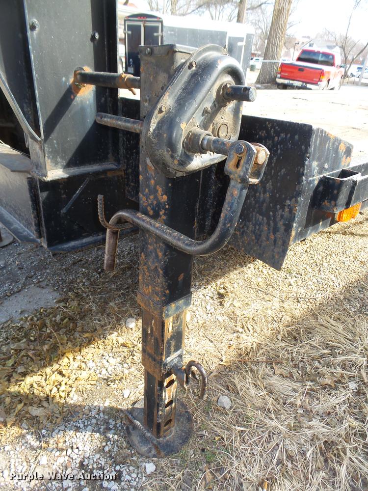 image for item DA0603 Shop built equipment trailer