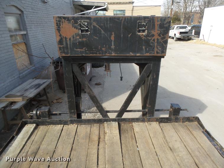 image for item DA0603 Shop built equipment trailer