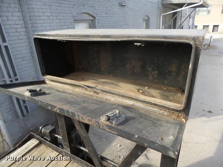 image for item DA0603 Shop built equipment trailer