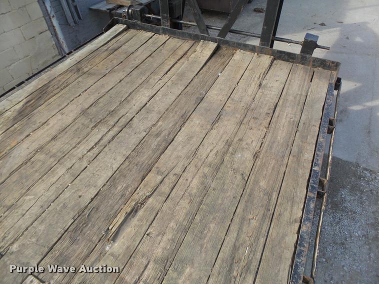 image for item DA0603 Shop built equipment trailer