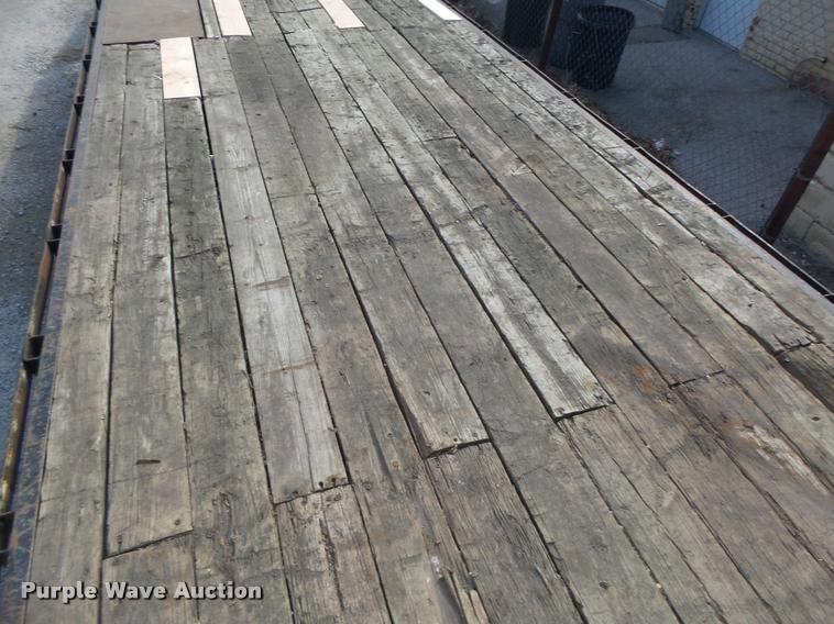 image for item DA0603 Shop built equipment trailer