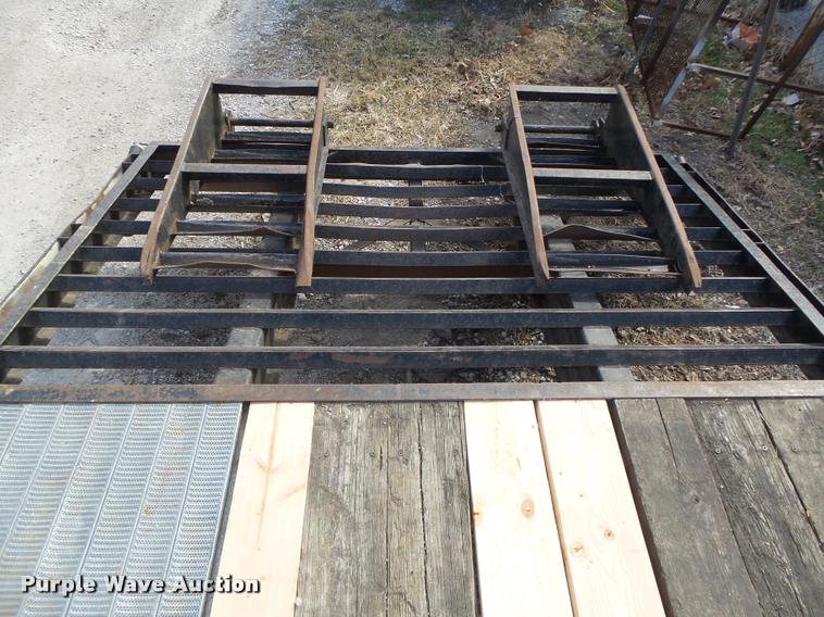 image for item DA0603 Shop built equipment trailer