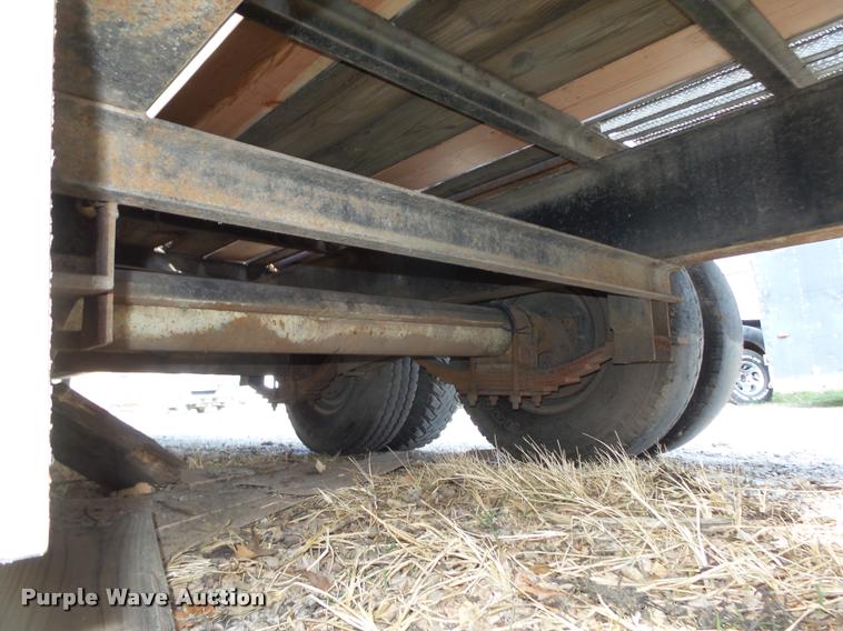 image for item DA0603 Shop built equipment trailer