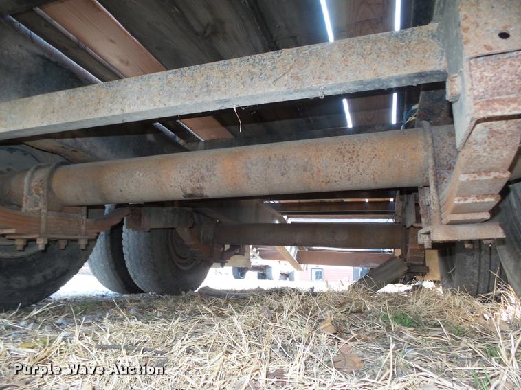 image for item DA0603 Shop built equipment trailer