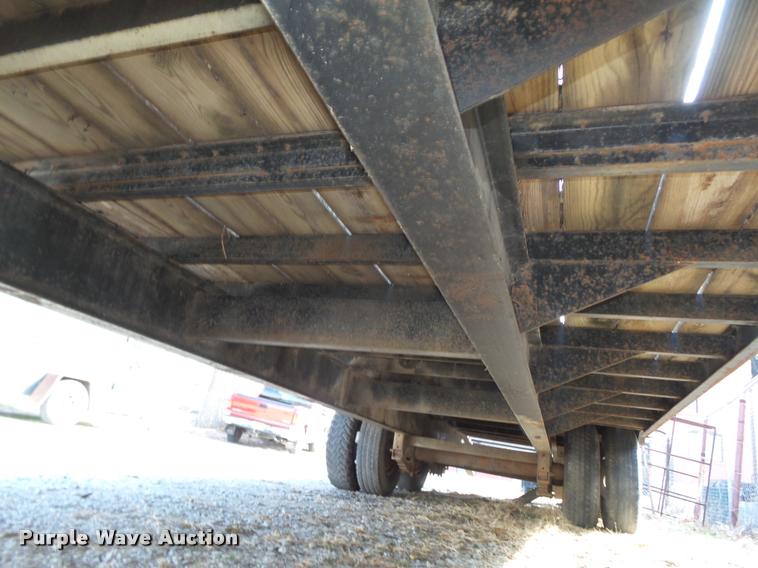 image for item DA0603 Shop built equipment trailer