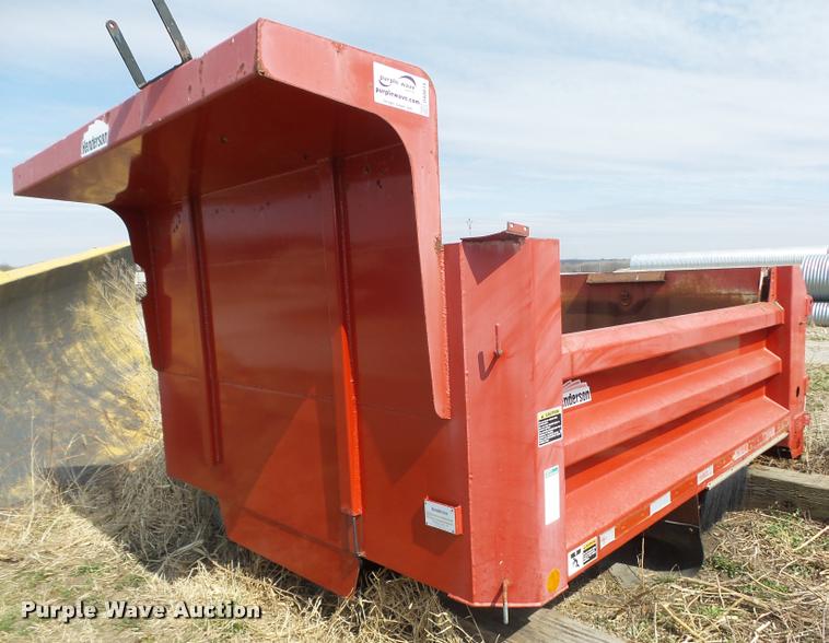 image for item DA0614 Henderson 10XUBX30 steel dump bed