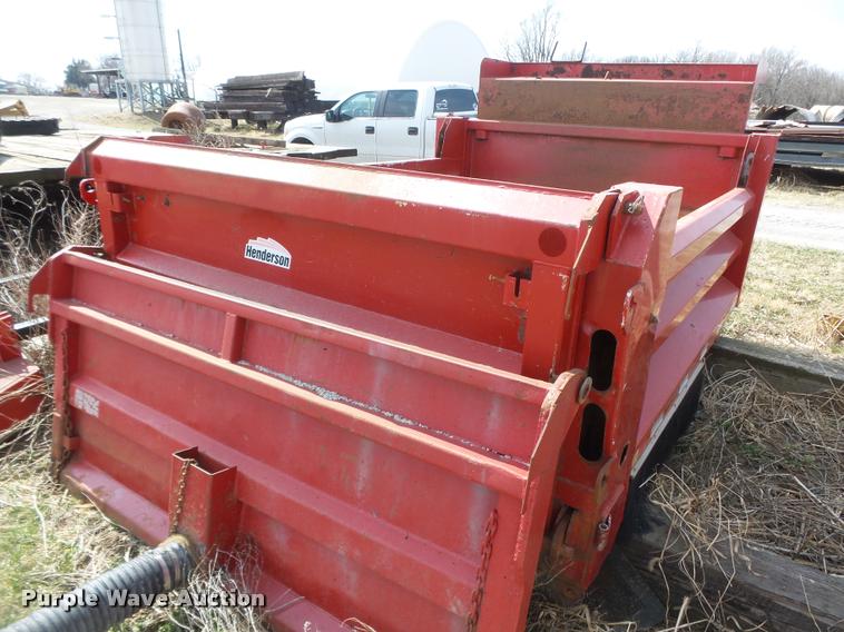 image for item DA0614 Henderson 10XUBX30 steel dump bed
