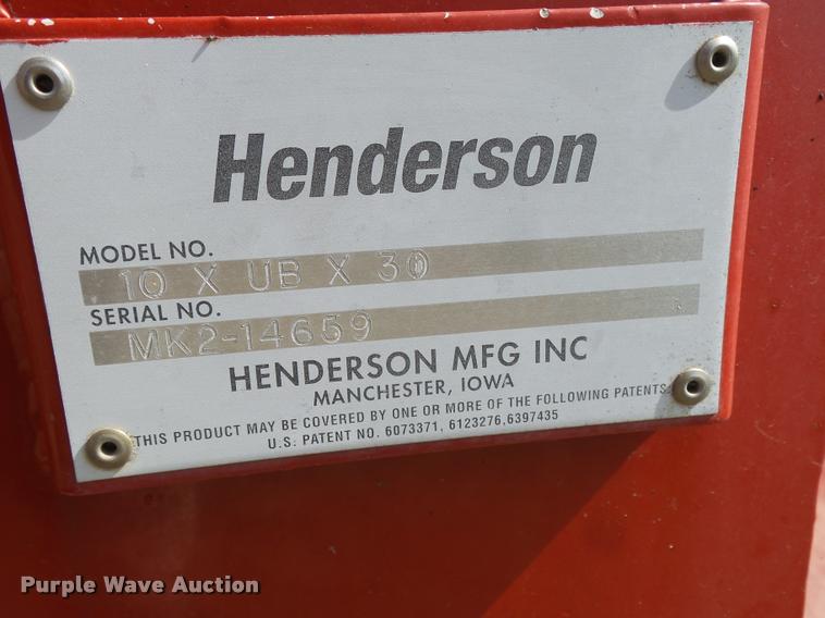 image for item DA0614 Henderson 10XUBX30 steel dump bed