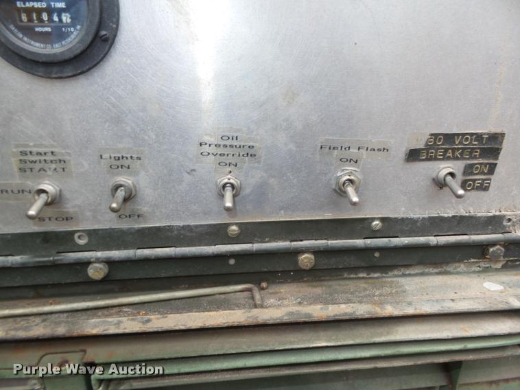 image for item DA0616 1983 Libby Welding Co. MEP005A generator