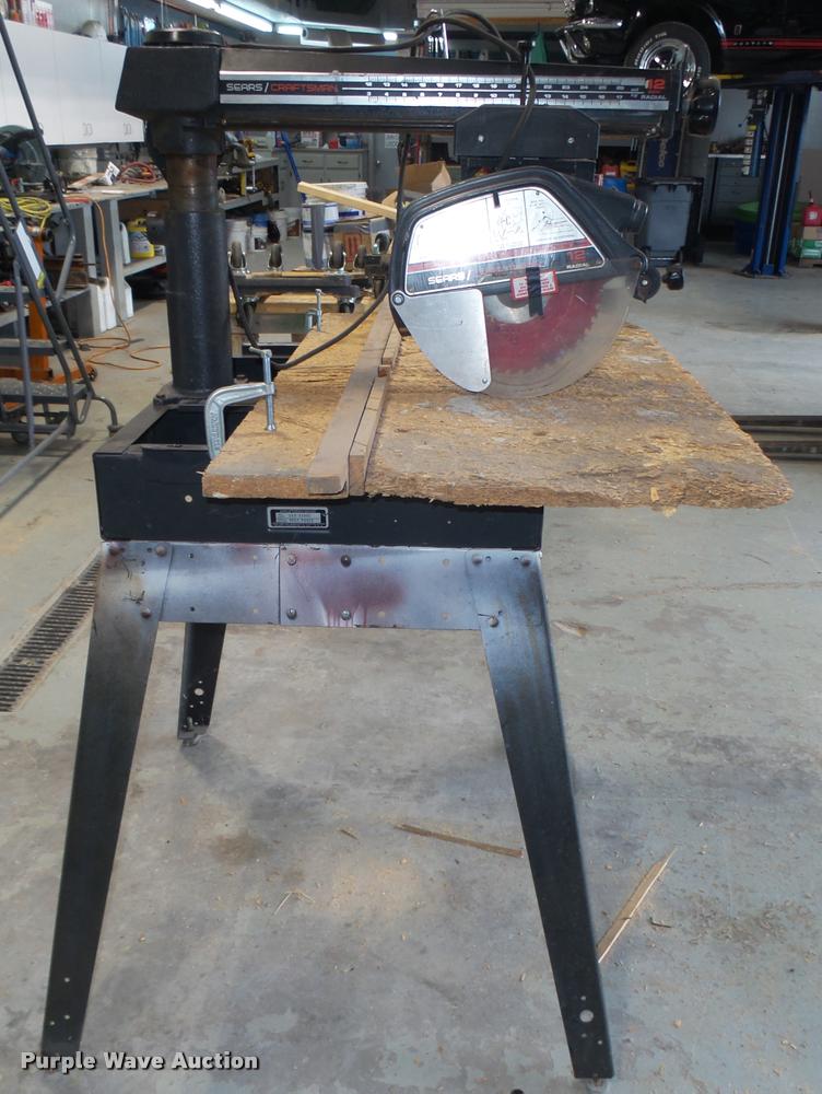 image for item DA0617 Sears Craftsman radial arm saw