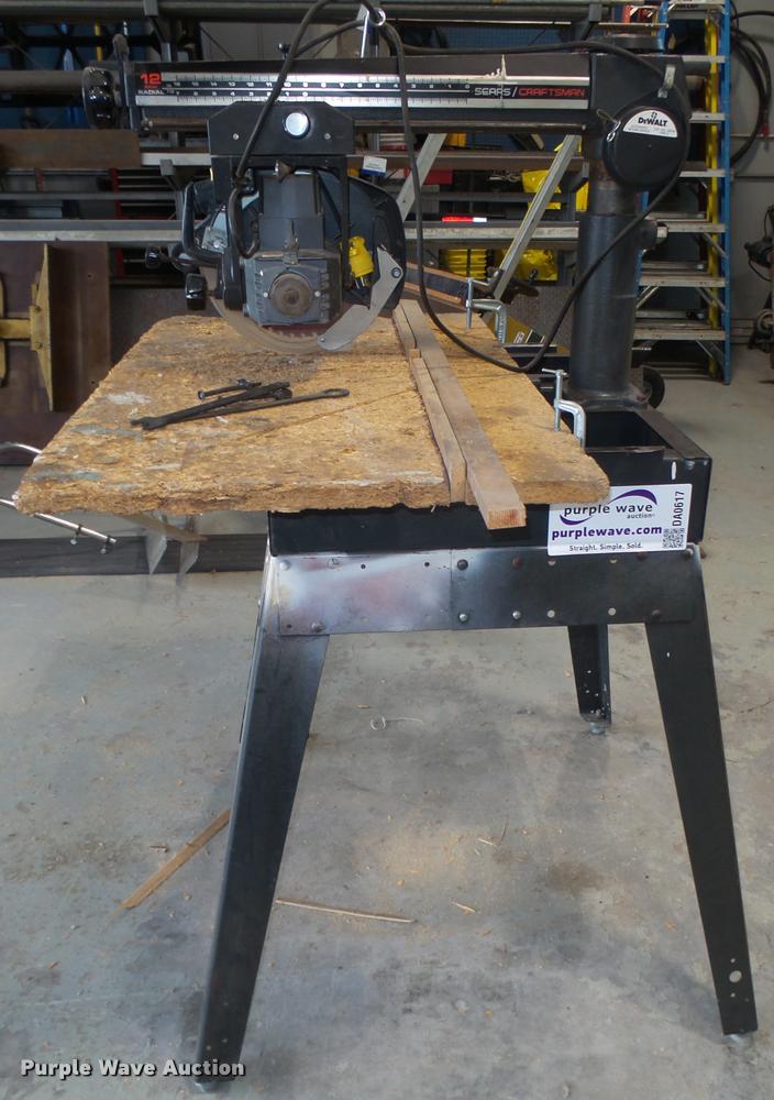 image for item DA0617 Sears Craftsman radial arm saw