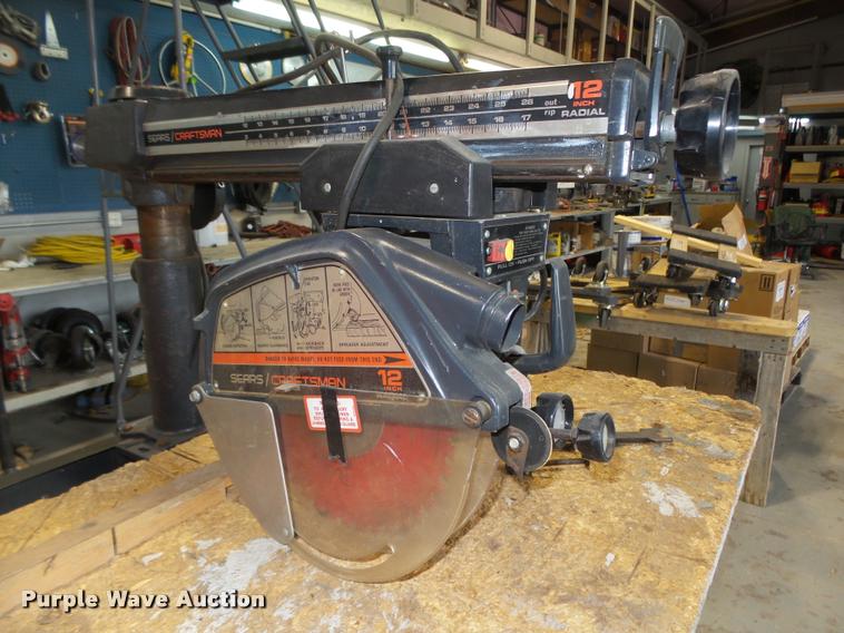 image for item DA0617 Sears Craftsman radial arm saw