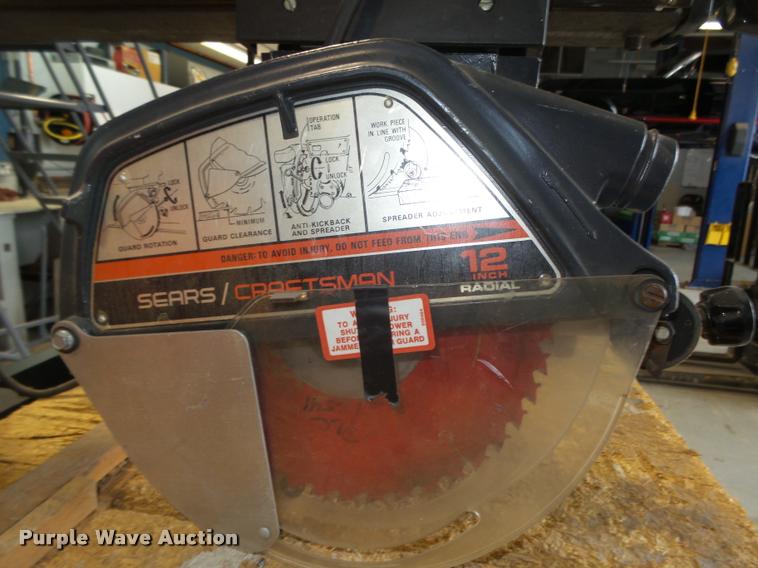 image for item DA0617 Sears Craftsman radial arm saw
