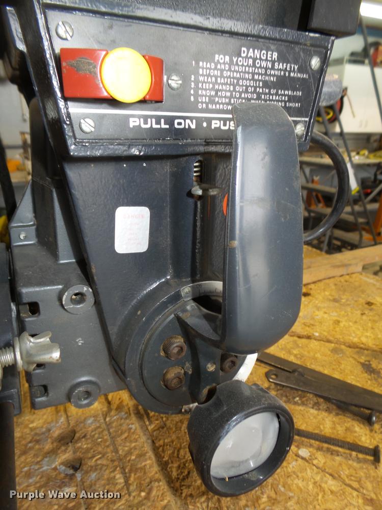 image for item DA0617 Sears Craftsman radial arm saw