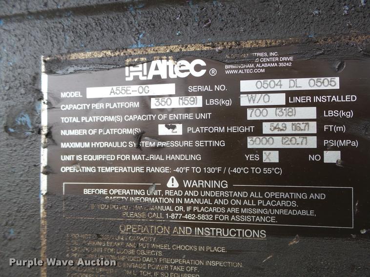 image for item DA0624 2004 International 7400 bucket truck