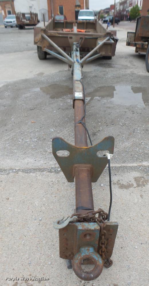 image for item DA0628 Shop built pole trailer