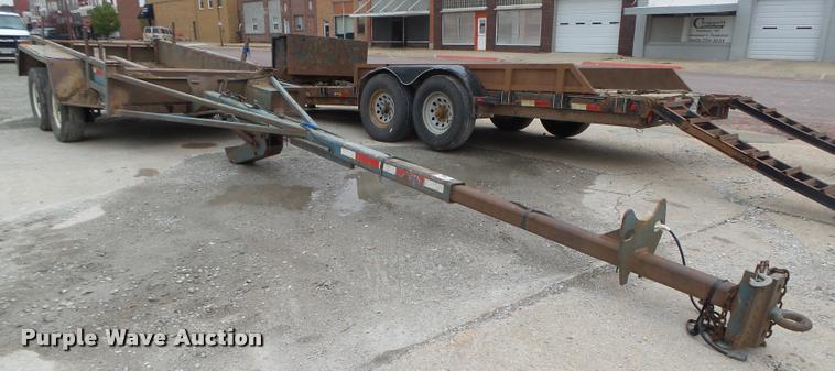 image for item DA0628 Shop built pole trailer