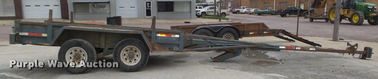image for item DA0628 Shop built pole trailer