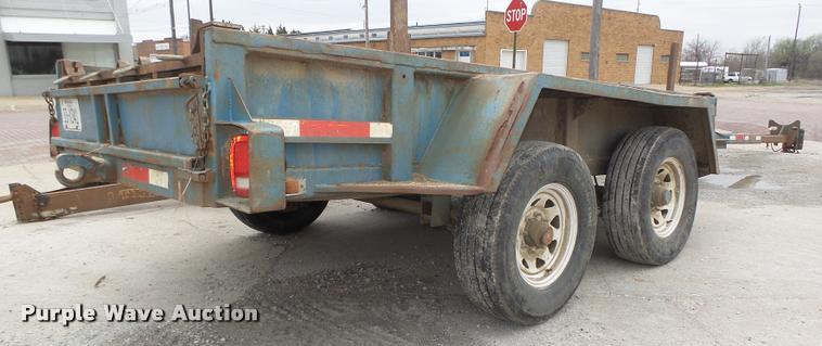 image for item DA0628 Shop built pole trailer