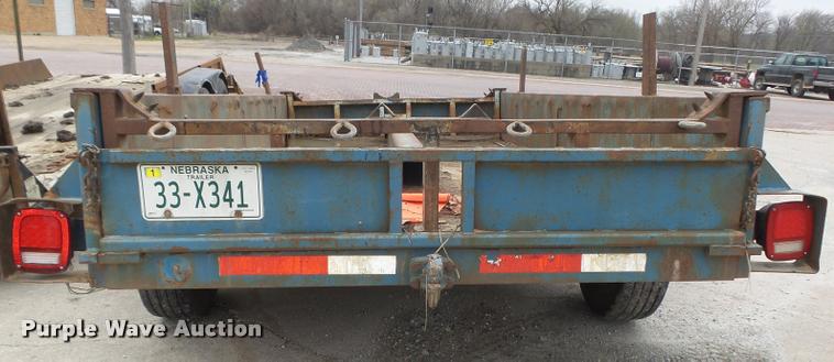 image for item DA0628 Shop built pole trailer
