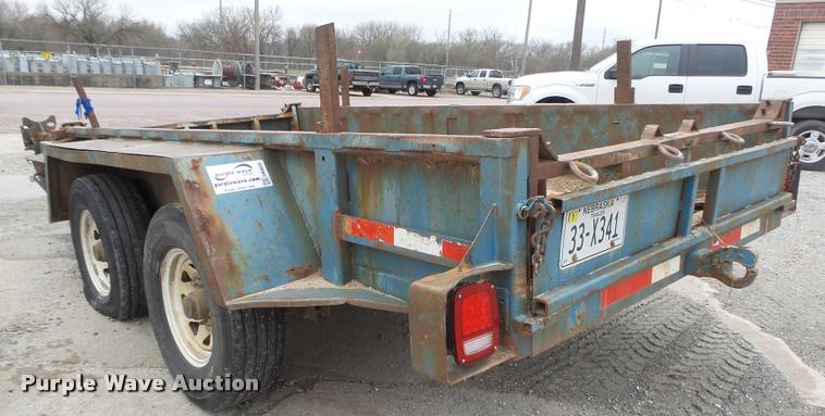 image for item DA0628 Shop built pole trailer