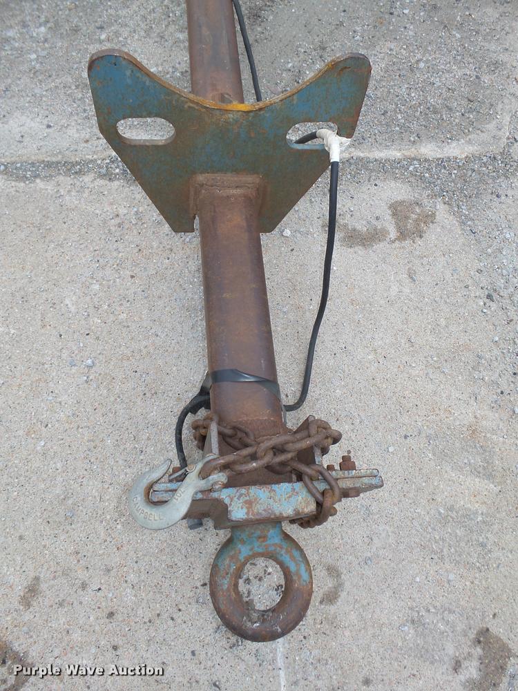 image for item DA0628 Shop built pole trailer