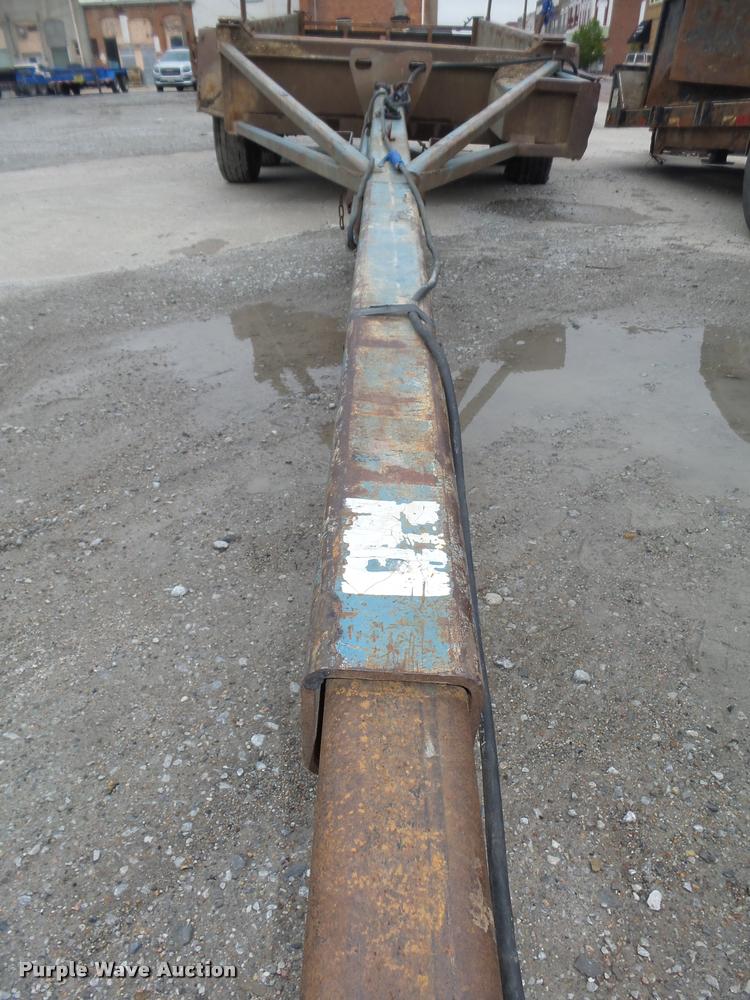 image for item DA0628 Shop built pole trailer