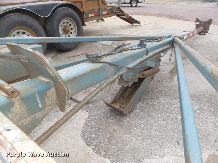 image for item DA0628 Shop built pole trailer