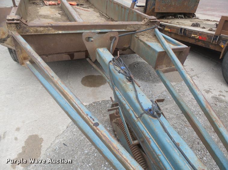 image for item DA0628 Shop built pole trailer