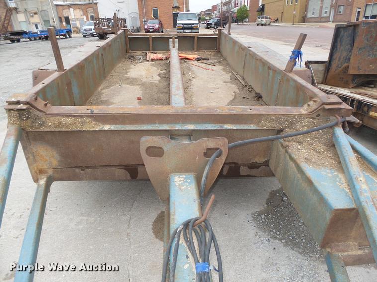 image for item DA0628 Shop built pole trailer