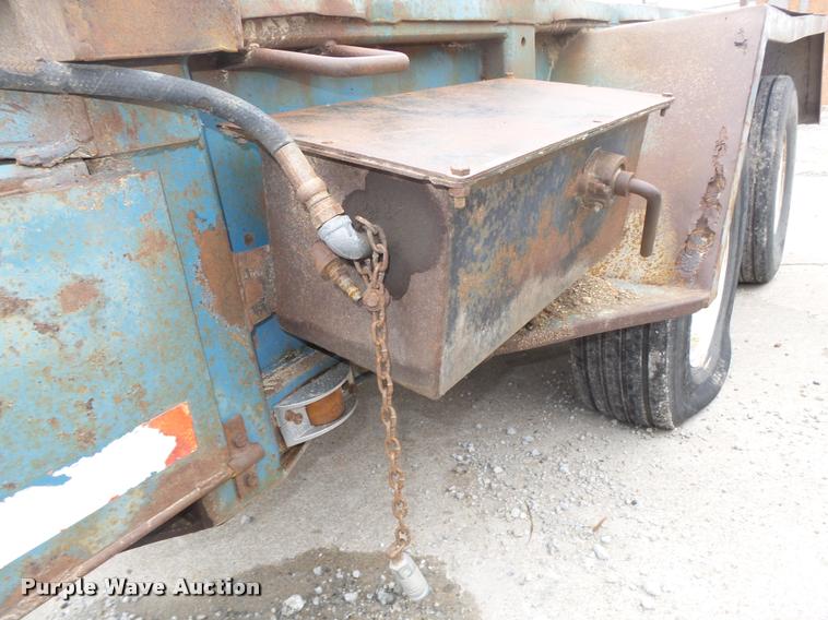 image for item DA0628 Shop built pole trailer