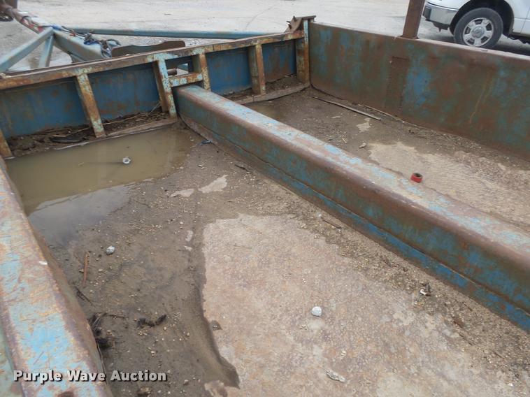 image for item DA0628 Shop built pole trailer