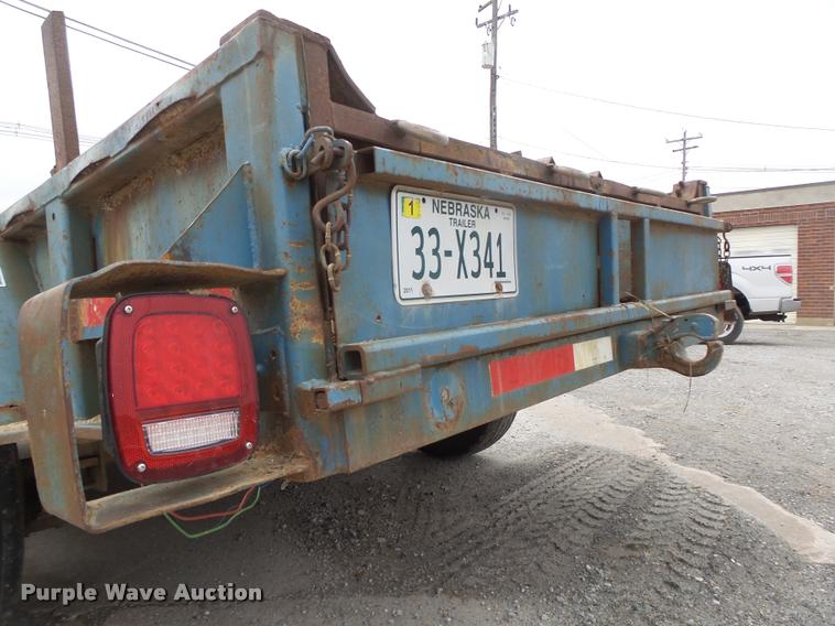 image for item DA0628 Shop built pole trailer