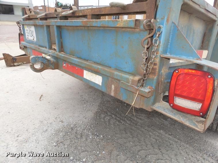 image for item DA0628 Shop built pole trailer