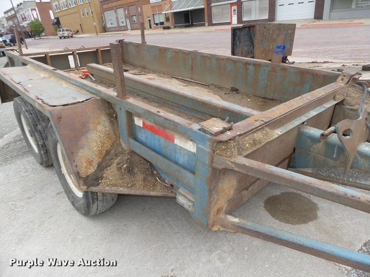 image for item DA0628 Shop built pole trailer