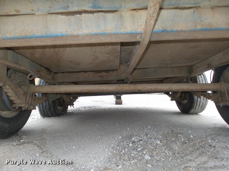 image for item DA0628 Shop built pole trailer