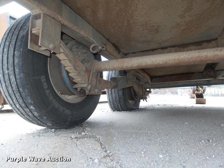 image for item DA0628 Shop built pole trailer