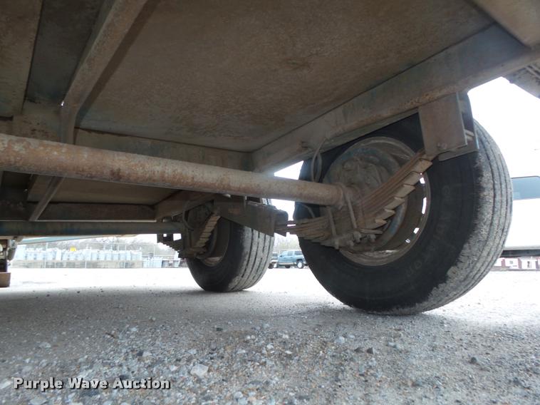 image for item DA0628 Shop built pole trailer