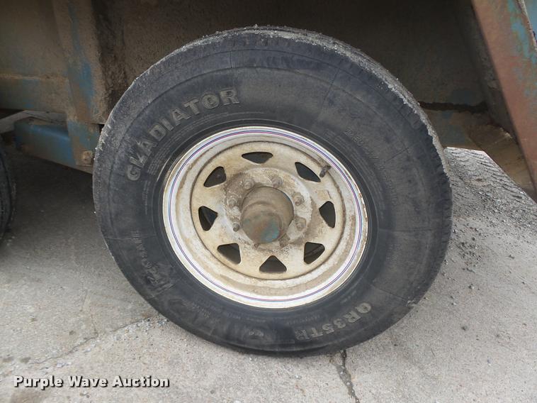 image for item DA0628 Shop built pole trailer