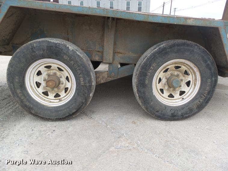 image for item DA0628 Shop built pole trailer