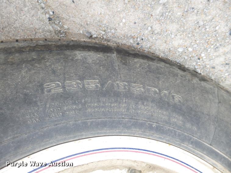 image for item DA0628 Shop built pole trailer