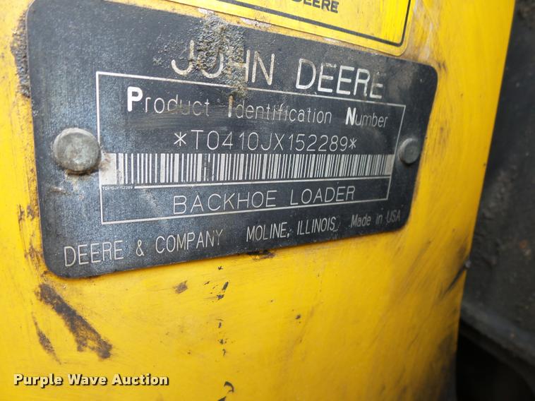 image for item DA2640 2008 John Deere 410J backhoe