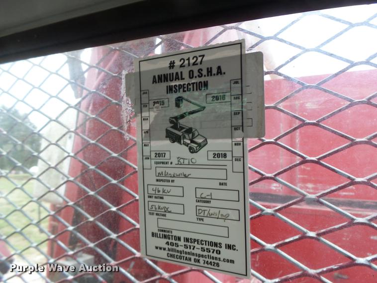 image for item DA3395 1998 Ford F800 bucket truck